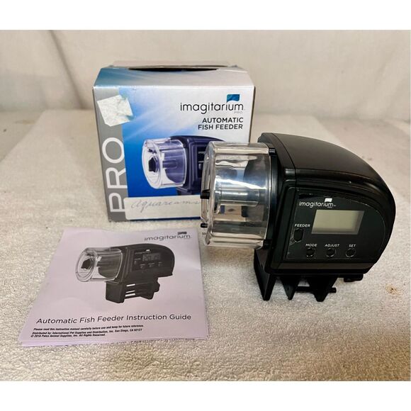 Imagitarium Pro Automatic Fish Feeder. Battery power Salt / Fresh water New OB - Picture 1 of 3